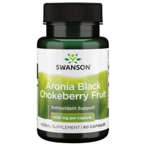Aronia Black Chokeberry Fruit, 400mg - 60 caps