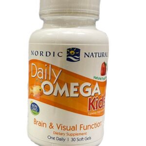 Daily Omega Kids, Natural Fruit Flavor - 30 softgels