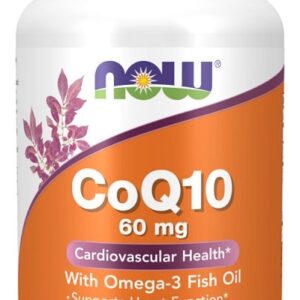 CoQ10 with Omega-3, 60mg - 120 softgels