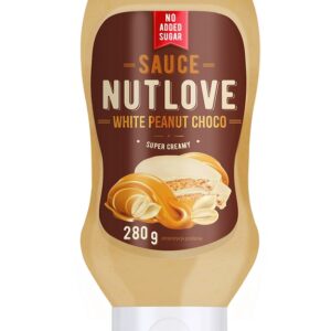 Nutlove Sauce, White Peanut Choco - 280 ml.