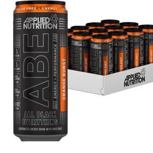 ABE Energy + Performance Cans, Orange Burst - 12 x 330 ml.