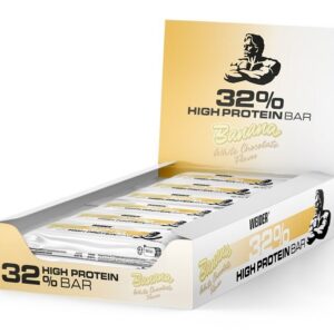 32% High Protein Bar, Banana White Chocolate - 12 x 60g