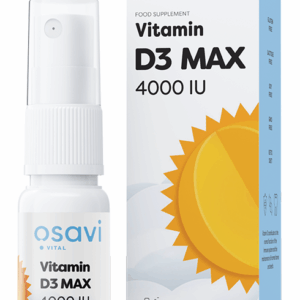 Vitamin D3 Oral Spray, MAX 4000IU - 12.5 ml.