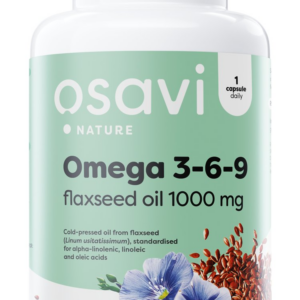 Omega 3-6-9 Flaxseed Oil, 1000mg - 60 softgels