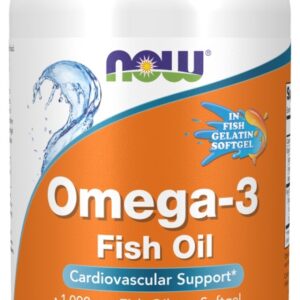 Omega-3 Fish Oil, Molecularly Distilled - 200 fish softgels