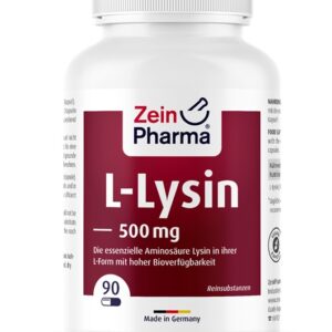 L-Lysine, 500mg - 90 vcaps