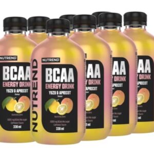 BCAA Energy Drink, Yuzu & Apricot - 8 x 330 ml.
