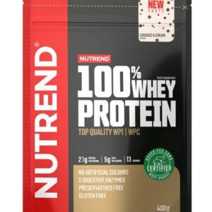 100% Whey Protein, Cookies & Cream - 400g
