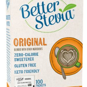 Better Stevia Packets, Original - 100 packets