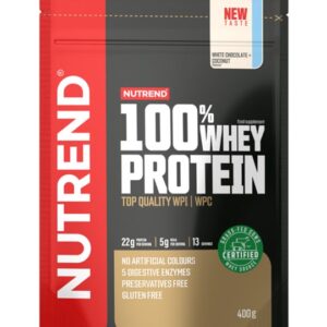 100% Whey Protein, White Chocolate + Coconut - 400g