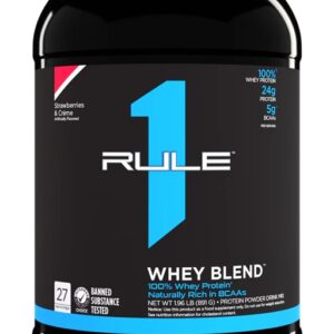 R1 Whey Blend, Strawberries & Creme - 891g