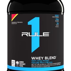 R1 Whey Blend, Strawberry Banana - 905g