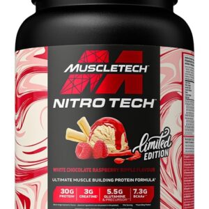 Nitro-Tech, White Chocolate Raspberry Ripple - 908g