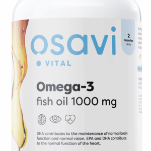 Omega-3 Fish Oil Molecularly Distilled, 1000mg (Lemon) - 180 softgels