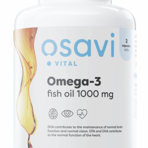 Omega-3 Fish Oil Molecularly Distilled, 1000mg (Lemon) - 120 softgels