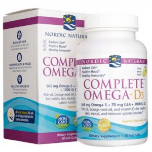 Complete Omega-D3, 565mg Lemon - 60 softgels
