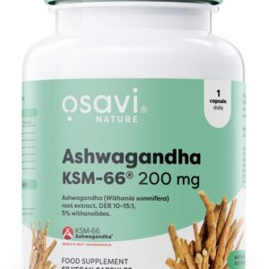 Ashwagandha KSM-66, 200mg - 60 vegan caps