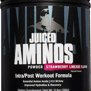 Animal Juiced Aminos, Strawberry Limeade - 366g