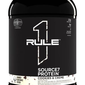 Source7 Protein, Cookies & Creme Gelato - 920g