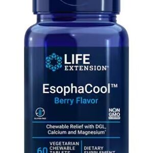 EsophaCool, Berry (EAN 737870203315) - 60 vegetarian chewable tabs