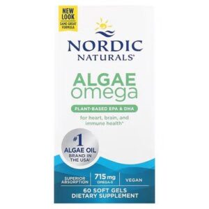 Algae Omega, 715mg Omega 3 - 60 softgels