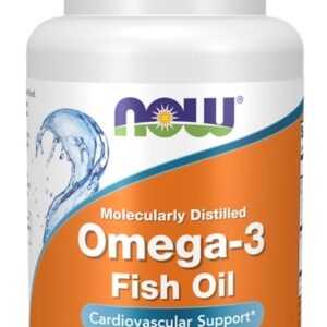 Omega-3 Fish Oil, Molecularly Distilled - 30 softgels