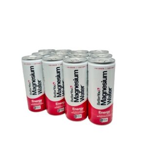 Magnesium Water Energy, Pomegranate & Rhubarb - 12 x 250 ml.