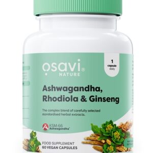 Ashwagandha + Rhodiola & Ginseng - 60 vegan caps