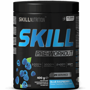 Skill Pre-Workout, Blue Raspberry - 400g