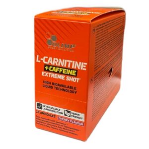 L-Carnitine + Caffeine Extreme Shot, Cherry - 10 x 25 ml.