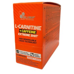 L-Carnitine + Caffeine Extreme Shot, Orange - 10 x 25 ml.