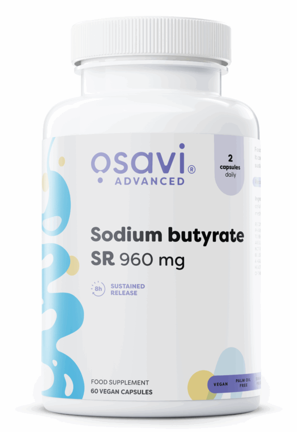 Sodium butyrate SR, 960mg - 60 vegan caps