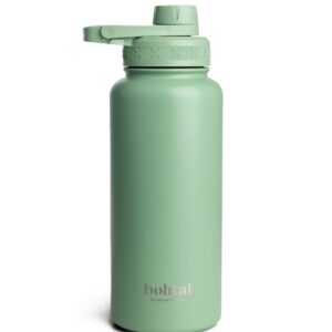 Bohtal Insulated Sports Bottle, Green - 960 ml.