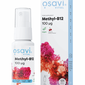 Methyl-B12 Oral Spray, 100mcg (Cherry) - 25 ml.