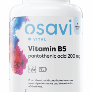 Vitamin B5 Pantothenic Acid, 200mg - 180 vegan caps