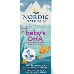 Baby's DHA Fish Oil, 1050mg Omega-3 with Vitamin D3 - 60 ml.