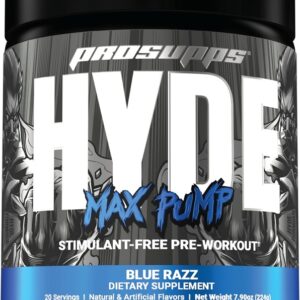 Hyde Max Pump, Blue Razz - 224g