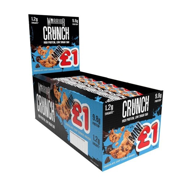 Crunch Bar Mini, Chocolate Chip Cookie Dough - 24 bars