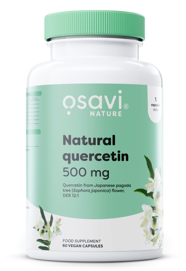 Natural Quercetin, 500mg - 60 vegan caps