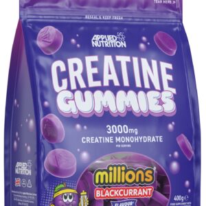 Creatine Gummies, Millions Blackcurrant - 80 gummies