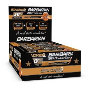 Barbarian 30% Protein Bar, Chocolate Toffee - 12 x 45g