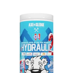 Hydraulic V2 Non-Stim Pre-Workout, ICEE Blue Raspberry - 450g