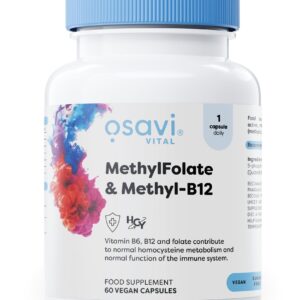 MethylFolate & Methyl-B12 - 60 vegan caps