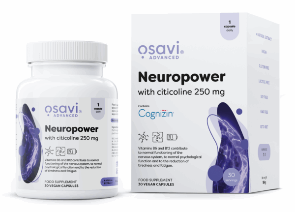 Neuropower with Citicoline, 250mg - 30 vegan caps