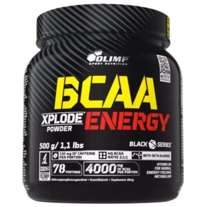 BCAA Xplode Energy, Fruit Punch (EAN 5901330093135) - 500g