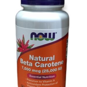 Beta Carotene Natural, 7 500 mcg (25 000 IU) - 90 softgels