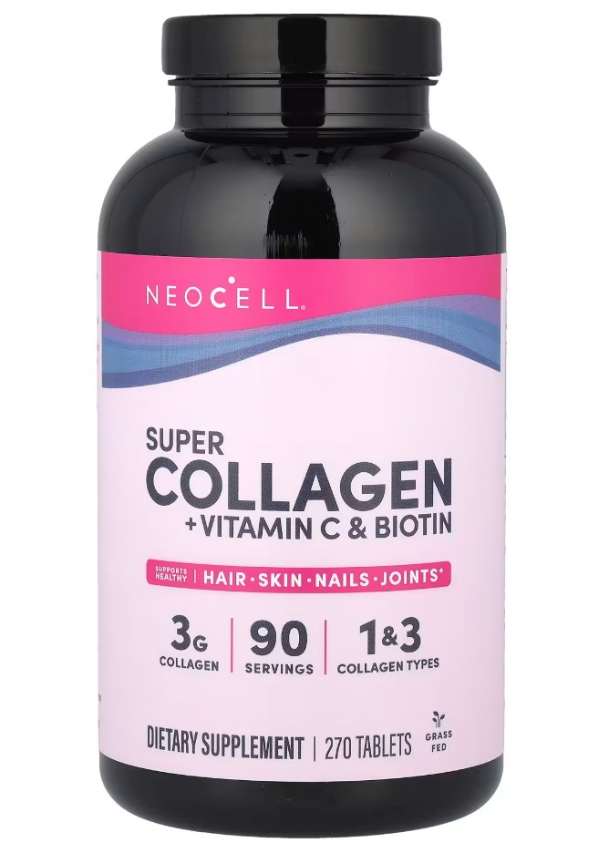 Super Collagen + Vitamin C & Biotin - 270 tablets