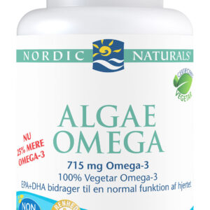 (Danish Label) Algae Omega, 715mg Omega 3 - 60 softgels