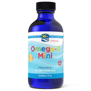 (Danish Label) Omega-3 Mini, 530mg Strawberry - 119 ml.