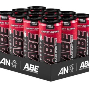 ABE Energy + Performance Cans, Cherry Slushie - 12 x 330 ml.